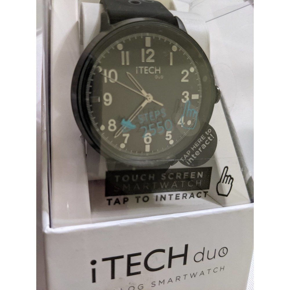 New iTech Duo Analog Smartwatch WATCH WRISTWATCH